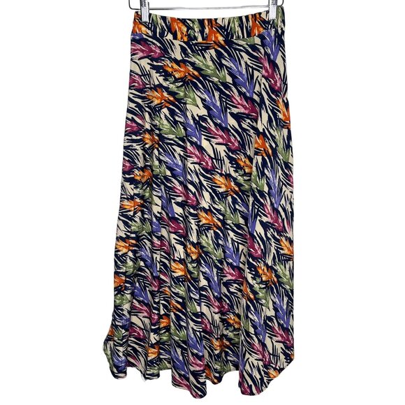 Anna Grace Boho Multicolor High Low Midi Skirt S - Picture 10 of 12